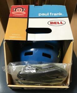 BELL × PAUL FRANK キッズ用ヘルメット サイズ XS 48～53cm small blu pf b boy julius　自転車