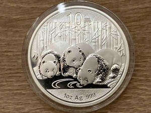 純銀 Ag999 10元銀貨 2013 1ozパンダコイン