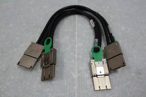 CB2591(6) & L 2台セット EX-CBL-VCP-50CM スタックケーブル Molex 74546-0813 PCIe x8 Virtual Chassis Cable EX4200 EX4500