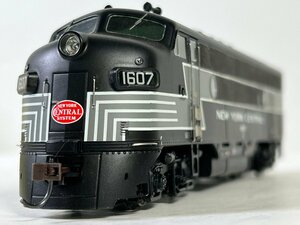 1-12＊HOゲージ GENESIS G25000 F3A NEW YORK CENTRAL #1607 ディーゼル機関車 外国車両 鉄道模型(asc)