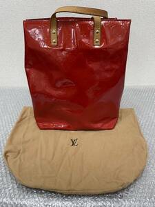 LOUIS VUITTON/ルイヴィトン/ヴェルニ/モノグラム /リードMM/ハンド/トートバッグ/ルージュ/赤系/TH1001/0325d