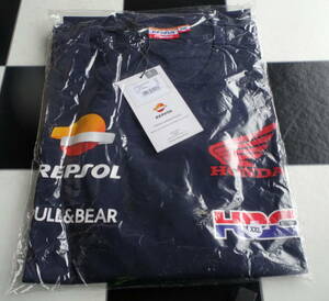 レプソル ホンダ チームウェア Tシャツ(ネイビー XXLサイズ) Repsol Honda TEAMWEAR POLO HRC MotoGP #93 マルク・マルケス RC213V