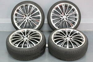 2391【美品】EAGLE LS EXE エグゼ　225/35R19　2019年製　BADX LOXARNY　バドックス ロクサーニEX アルミ　PCD114.3　ノア/セレナ/VOXY