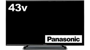【中古】 Panasonic パナソニック 43V型 液晶 テレビ ビエラ TH-43F300 フルハイビジョン 201