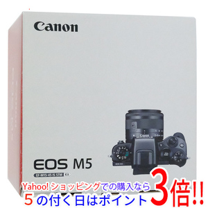 【中古】Canon製 ミラーレス一眼カメラ EOS M5 EF-M15-45 IS STM レンズキット 元箱あり [管理:1050020758]