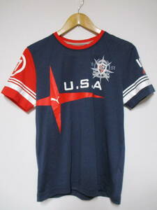 PUMA プーマ アメリカズカップ セーリング USA #17 ヘリテージエディション ストレッチTシャツ Sサイズ