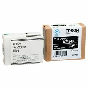【新品】(まとめ) エプソン EPSON PX-P／K3インクカートリッジ マットブラック 80ml ICMB48 1個 【×10セット】