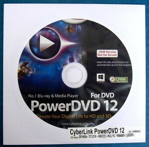 ★ CyberLink PowerDVD12 正規OEM版 ★ Windows10可 