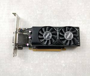 【中古パーツ】MSI GeForce GTX1050 2GT LP DP/HDMI/DVI グラフィックポード /ビデオカード PCI-E ■XK885-2