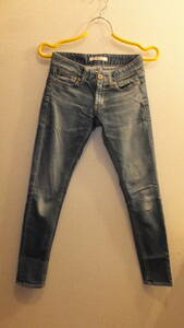 ★AZUL By MOUSSY★アズルレディースジーンズサイズS 22 ウエスト約69Cm　股下68Cm　Denim JEANS　SIZE S　USED IN JAPAN