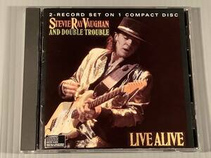 CD(米盤)■スティーヴィー・レイ・ヴォーン Stevie Ray Vaughan／LIVE ALIVE■良好品！