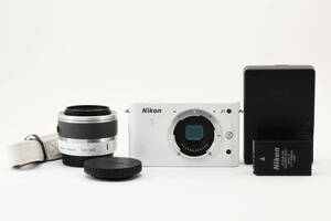 【外観美品】Nikon 1 J1 ミラーレス一眼カメラ デジタルカメラ ボディ 1NIKKOR 10-30mm F3.5-5.6 VR レンズ #276