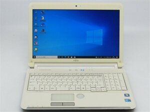 カメラ内蔵/中古/15型/ノートPC/Windows10/爆速新品SSD256/4GB/i5-M560/FMV　AH550/5B 新品無線マウス 　MSoffice2021ProPlus搭載