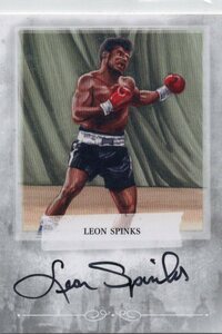 2009 Sports Kings LP Boxing ボクシング AUTOGRAPH 直筆サイン カード LEON SPINKS レオン・スピンクス 新品ミント状態品