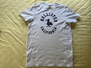 ホリスター Tシャツ Sサイズ 白 送料￥230 ゴムプリント