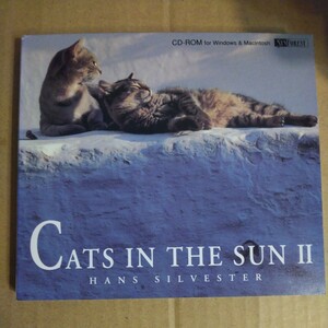 CATS IN THE SUN II シンフォレスト Windows95 mac 野良猫 写真集 ソフト エーゲ海 1997年 当時物 PCソフト 猫 海外 ノラねこ 写真 
