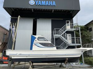 富山発 ヤマハDX25E シャフト船 ハイパワーエンジン載せ替え MAX26ノット 600時間