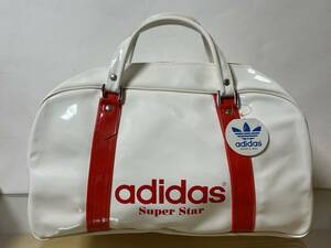 未使用品 デッドストック adidas アディダス マジソン ボストンバッグ Super Star 赤 ビンテージ オリジナル 80s 日本製