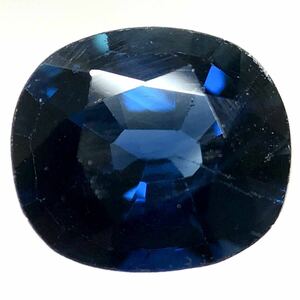 1ctUP!! ☆天然サファイア1.334ct☆A 約6.9×6.0mm ルース 裸石 宝石 コランダム ブルー　blue sapphire corundum jewelry 