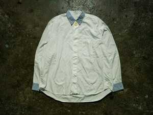 COMME des GARCONS SHIRT 80s デカボタンシャツ 1980s コムデギャルソンシャツ