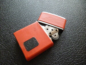 1954-55 ZIPPO ハーフカバー・特注オーダー品・フルスタンプ刻印・出回る事の少ない希少アイテム・USED