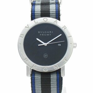 ブルガリ ブルガリ ブルガリ フラグメントデザイン 腕時計 ウォッチ ブランドオフ BVLGARI ステンレススチール 腕時計 SS/ナイロン 中古