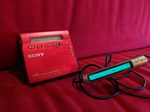 【SONY】MZ-R900 MD WALKMAN PORTABLE MD RECORDER ソニー ウォークマン MDプレーヤー MDレコーダー MDLP リモコン RM-MC11EL