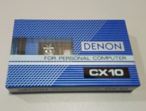 未使用 カセットテープ DENON CX 10 FOR PERSONAL COMPUTER TYPE1 NORMAL 10分　②