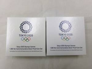 M027★東京2020オリンピック競技大会記念★千円銀貨幣プルーフ貨幣セット★2セット