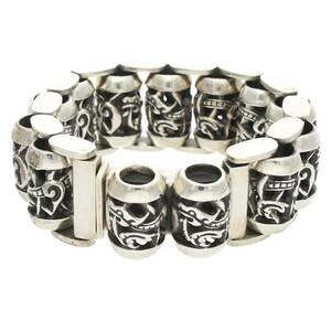 クロムハーツ Chrome Hearts CELT ROLL LINK/ケルティックローラーリンク シルバーブレスレット 中古 GZ11