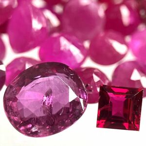 ☆天然ルビーおまとめ30ct☆A 重力約6g 裸石 宝石 コランダム ジュエリー 紅玉 jewelry corundum ruby ①