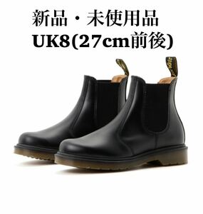 Dr.Martens ドクターマーチン 2976 チェルシーブーツ サイドゴアブーツ ブラック メンズシューズ UK8