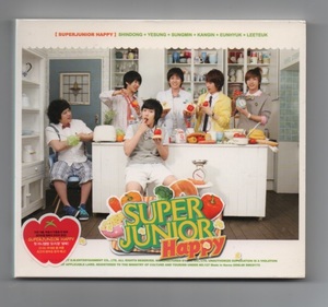 韓国CD★ Super Junior Happy の 1st Mini Album 「Cooking? Cooking!」★ ワケあり（ジャケット面にシール貼付けあり）★スーパージュニア