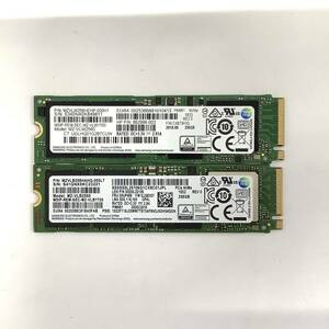 K60520154 SAMSUNG NVMe 256GB SSD 2点【中古動作品】