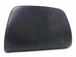 1円 LOUIS VUITTON ルイヴィトン M48432 エピ ドーフィーヌGM クラッチバッグ セカンドバッグ メンズ ノワール ブラック系 FC0198