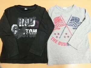 (29865)RAD CUSTOM ラッドカスタム SLAP SLIP スラップスリップ 長袖Tシャツ 120 USED