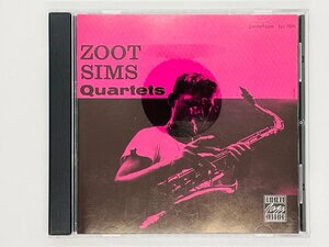即決CD ZOOT SIMS QUARTETS / ズート・シムズ・カルテッツ / ツメ凹み OJCCD-242-2 R02