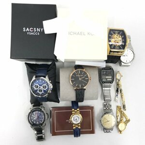 腕時計10点まとめ G-SHOCK /MICHAEL KORS/CYMA/SACSNY/SEIKO 他【CEAQ8013】