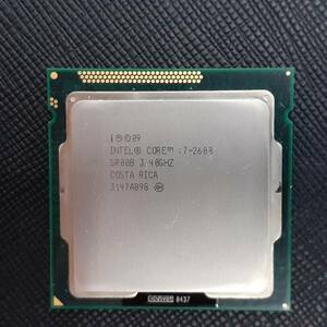 【送料込み】正常動作品 第2世代Intel Core i7-2600 3.40-3.90GHｚ LGA1155 Sandy Bridge