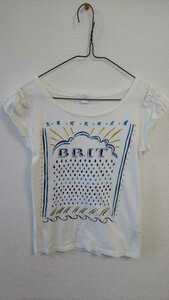 バーバリー 白Tシャツ 8Y128 難あり BRIT BURBERRY CHILDREN