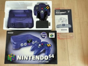 任天堂64 Nintendo64 ミッドナイトブルー　トイザらス限定カラー　動作確認済