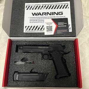 不要 ICS AIRSOFT ハイキャパ チャレンジャー HI CAPA CHALLENGER S型ボンベ(ソーダストリーム)外部ソースセットおまけ付 95ｍ/S CO2