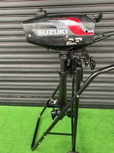 15）【発送可・動画あり】SUZUKI スズキ 船外機 DT2.2 2.2馬力 2スト 現状渡し