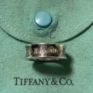 TIFFANY&Co.ティファニー1837ナローリング シルバー 銀　8号