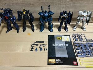 バンダイ ガンプラ MG1/100 ケンプファ、ジムクェル、ジムカスタム、ガンキャノンディテクター、バンシィ　完成品　ジャンク品