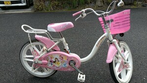 ides ディズニープリンセス14インチ子ども用自転車 車体 引き取りのみ