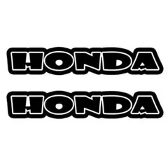 ＜D2＞ カッティングシート　HONDA　ホンダ　２枚セット　ステッカー