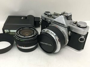 OLYMPUS OM-1 /OM-SYSTEM F.ZUIKO AUTO-S 1:1.8 f=50mm /G.ZUIKO AUTO-W 1:3.5 28mm 一眼レフカメラ ジャンク 中古【UW050201】