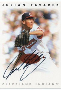 MLB 1996 LEAF SIGNATURE 　JULIAN TAVAREZ フリアン・タバレス 直筆サイン　 新品ミント状態品 