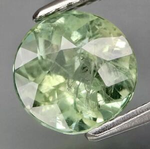 非加熱 天然ブルーグリーンアパタイト 1.81 Ct カラット